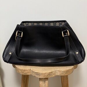 Gucci Black Leather Shoulder Bag